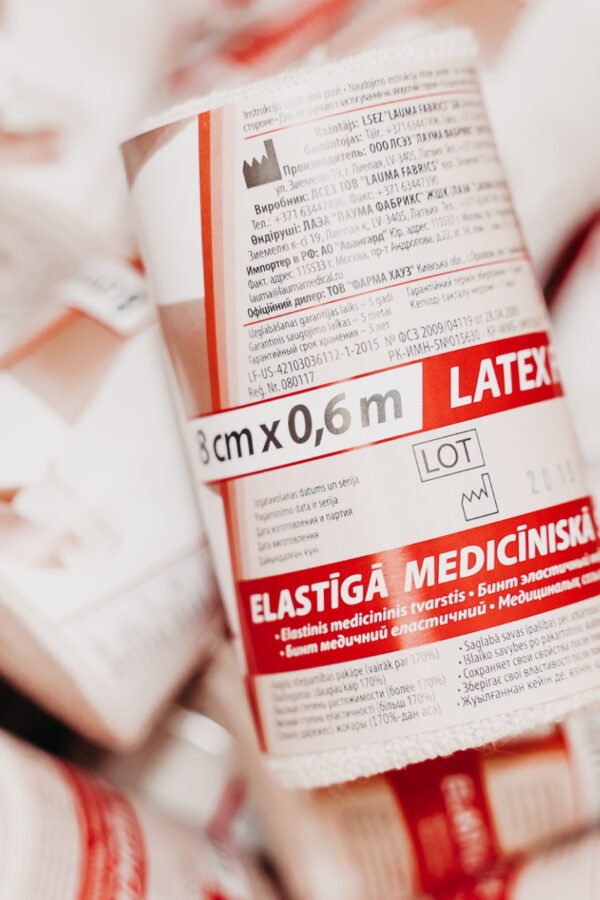 Elastīgās medicīniskās saites (modelis 2), augsta stiepjamība (virs 170%) - Image 2