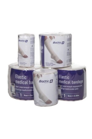 Elastīgās medicīniskās saites (modelis 3), vidēja stiepjamība (130%), (Zīmols Baltic Medical)