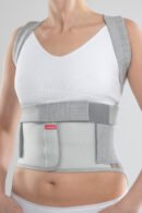 Back posture corrector with metal inserts (model 303)