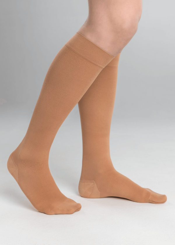 Medical compression closed-toe knee-high socks (m-ad207)