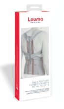 Back posture corrector with metal inserts (model 303)