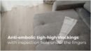 Profilaktiskās pretemboliju garās zeķes ar kontroles caurumu zem pirkstiem (modelis AG 302)
