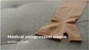 Medicīniskā kompresijas piedurkne ar plaukstas daļu (modelis CG 502)